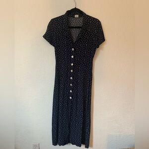 Aritzia Blue & White T-Shirt Dress, Small